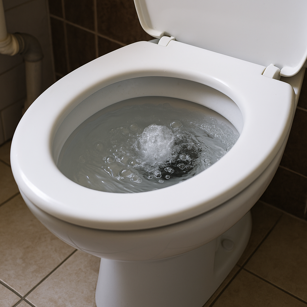 VASO SANITÁRIO BORBULHANDO: O QUE ISSO SIGNIFICA?
