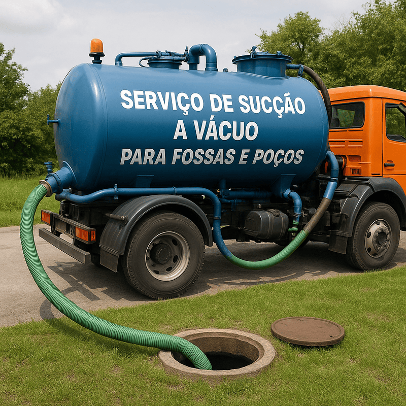 SERVIÇO DE SUCÇÃO A VÁCUO PARA FOSSAS E POÇOS
