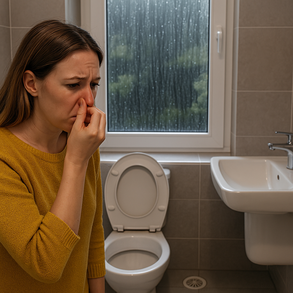 MAU CHEIRO EM DIAS DE CHUVA: PROBLEMA NO ESGOTO?