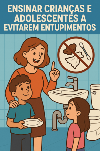 ENSINAR CRIANÇAS E ADOLESCENTES A EVITAREM ENTUPIMENTOS