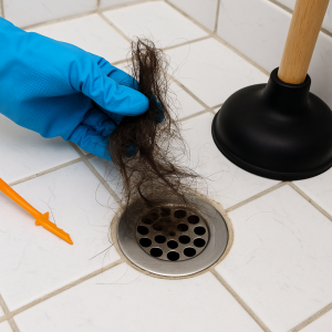 Ralo entupido com cabelo: melhores formas de prevenir e limpar